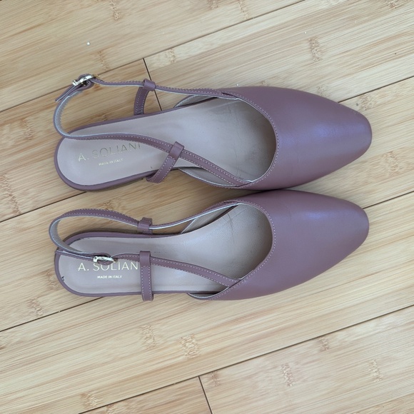 Capri slingback in dusty rose - Picture 2 of 6